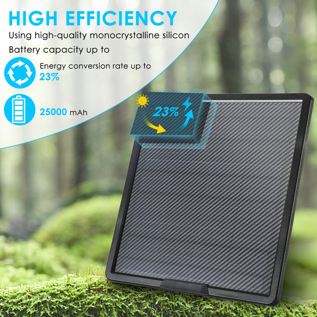 25000mah solar power bank