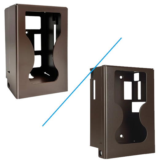2 Pack Game Trail Camera Safe Security Case & Protective Metal Box
