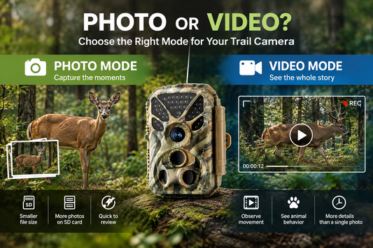 Should You Choose Photo or Video Mode for a Trail Camera?