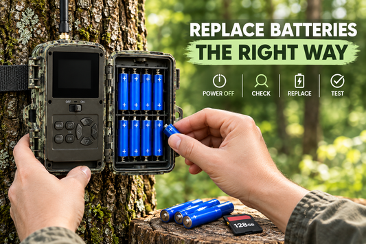 What Should You Pay Attention to Before Replacing the Batteries in a Trail Camera?
