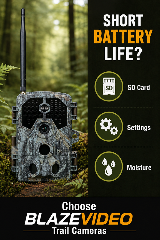 Why Does Your Trail Camera Have Short Battery Life?