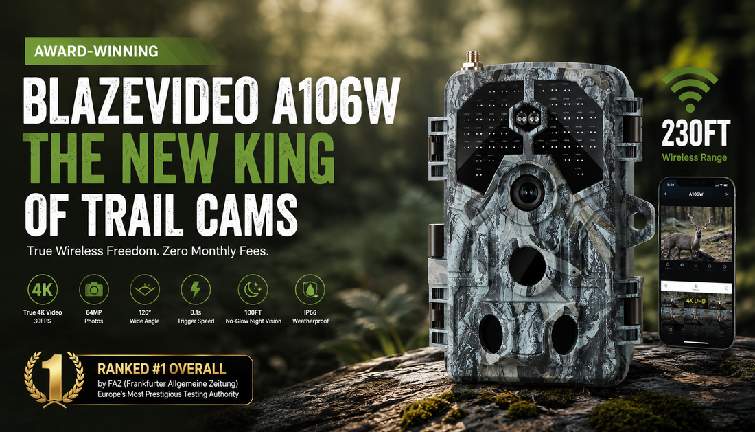 Why the Award-Winning BlazeVideo A106W is the New King of Trail Cams