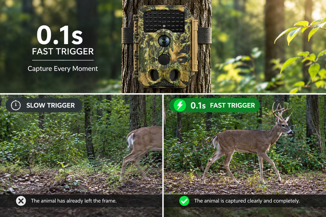 What Is the Benefit of a 0.1-Second Trigger Speed on a Trail Camera?