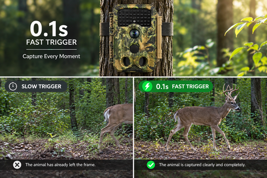 What Is the Benefit of a 0.1-Second Trigger Speed on a Trail Camera?