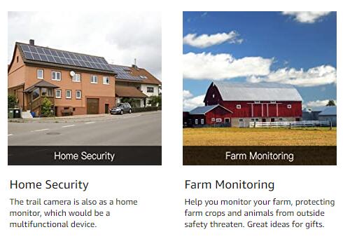 Game Hunting Camera as monitor, can be also used for Home Security
