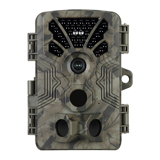Game & Trail Camera 4K Video 64MP Photo with Audio 100ft Night Vision Motion Activated 0.1s Trigger IP66 Waterproof for for Wildlife Observing  | A106 Oak Brown