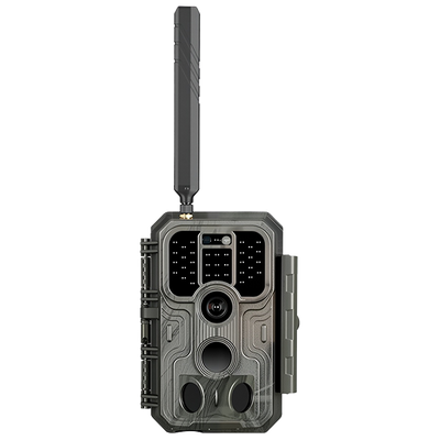 4G LTE Cellular Game & Trail Camera 48MP 1296P 100ft Night Vision Motion Activated Waterproof with SIM Card Sends Picture to Cell Phone | A390G Oak Brown