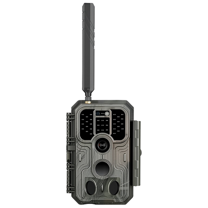 4G LTE Cellular Game & Trail Camera 48MP 1296P 100ft Night Vision Motion Activated Waterproof with SIM Card Sends Picture to Cell Phone | A390G Oak Brown