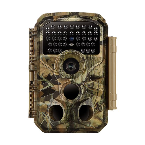 1296P Video 32MP Photo Trail Camera, 100ft No-Glow Night Vision Game Cam, 0.1s Trigger Speed Waterproof for Wildlife Scouting | T306 Matte Olive Drab