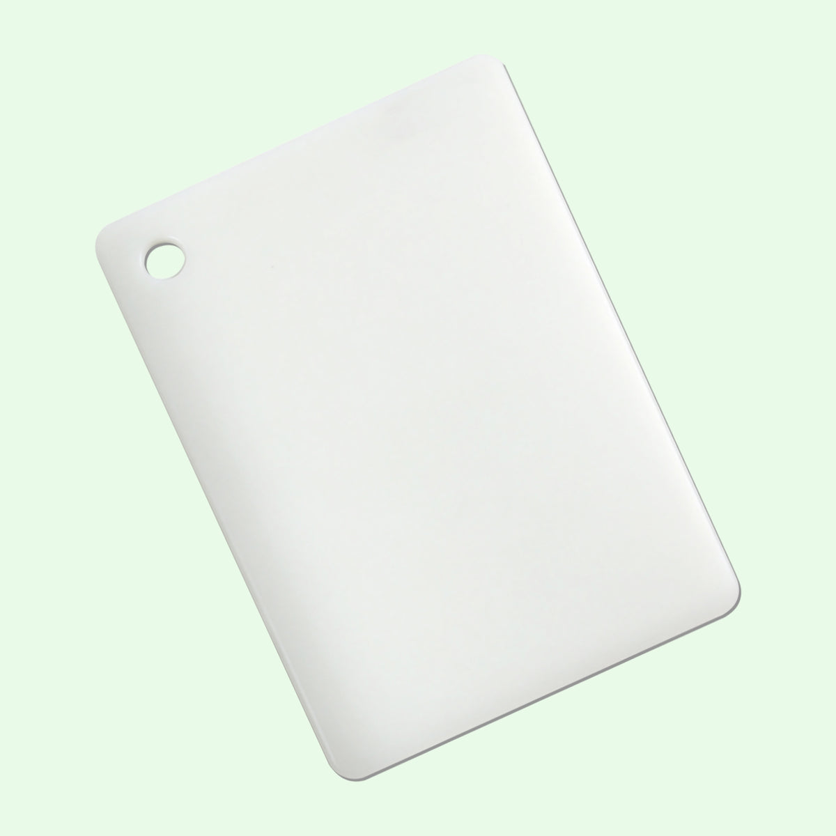 Amexiu Chopping boards for kitchen use, Dishwasher- Safe Plastic Chopping Board for Kitchen with Easy Grip Handle, White，11.81 x 17.81 in