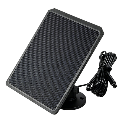 Solar Panel Wildlife Camera Solar Charger 5200 mAh/3.7V, Supports 6V/9V/12V Output, 1.7/2.1mm DC Connector for Wildlife Camera Battery and Other Small Devices | SP350