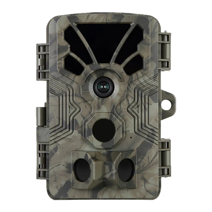 Trail Camera 4K Video 64MP Photo with Audio, 100ft Night Vision Motion Activated Game Cam, 0.1s Trigger IP66 Waterproof for Wildlife Monitoring | A106 Driftwood Bark