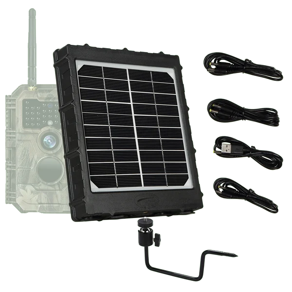 Solar Panel Kit 12V/6V/9V with 8000mAH Rechargeable Lithium Battery, Outdoor Waterproof for All Wildlife Cameras, Game & Trail Cameras | BL8000