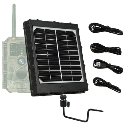 Solar Panel Kit 12V/6V/9V with 8000mAH Rechargeable Lithium Battery, Outdoor Waterproof for All Wildlife Cameras, Game & Trail Cameras | BL8000