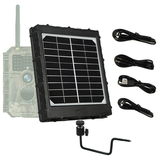Solar Panel Kit 12V/6V/9V with 8000mAH Rechargeable Lithium Battery, Outdoor Waterproof for All Wildlife Cameras, Game & Trail Cameras | BL8000