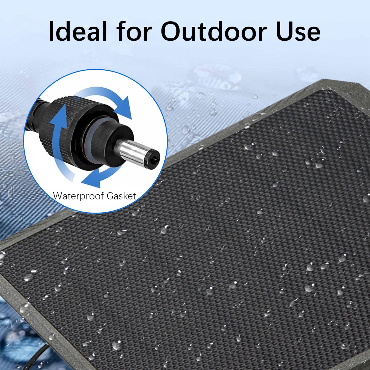 Solar Panel Wildlife Camera Solar Charger 5200 mAh/3.7V, Supports 6V/9V/12V Output, 1.7/2.1mm DC Connector for Wildlife Camera Battery and Other Small Devices | SP350