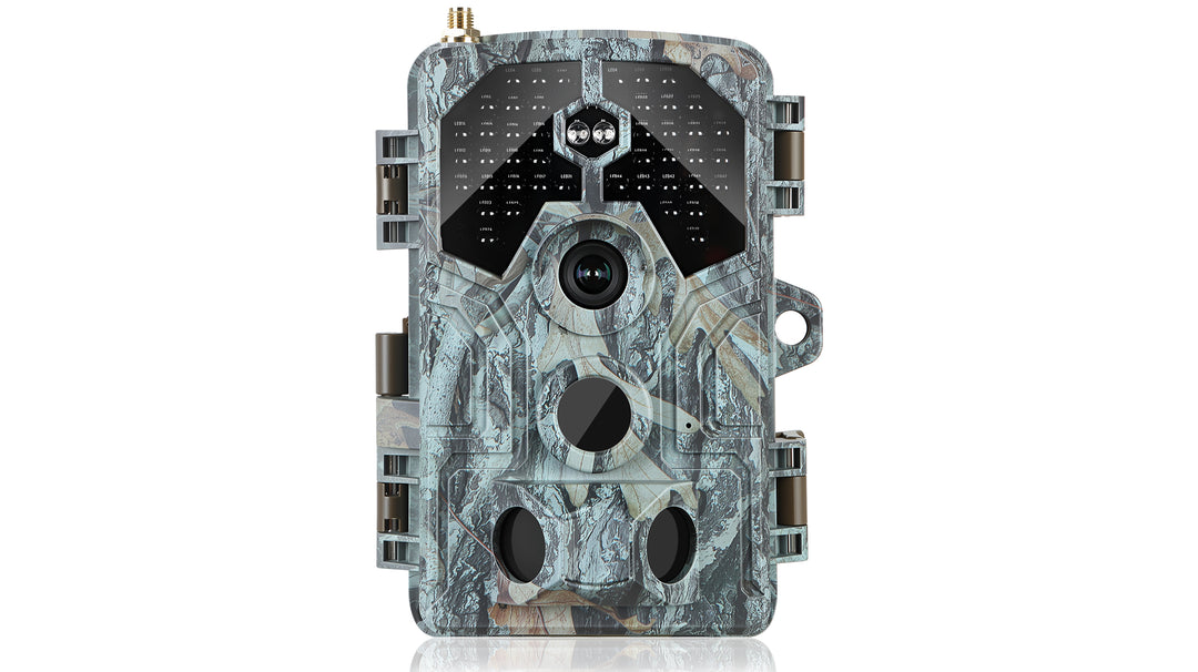 【先着1名様】トレイルカメラ H65 TRAIL CAMERA A106W 4K WiFi 64MP Trail Camera with 100ft No-Glow Night Vision