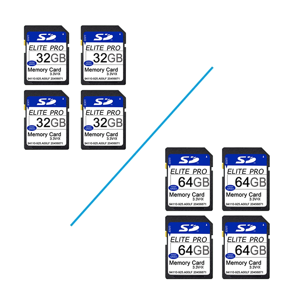 4-Pack Game Trail Camera Ultra Class 10 SDXC Memory Card