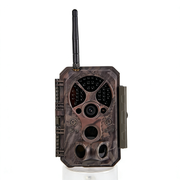 Bluetooth WIFI Game & Trail Camera Security Camera 64MP Picture 1296P Video Black Flash Wildlife Cam Night Vision Motion Activated Waterproof | A350W Red