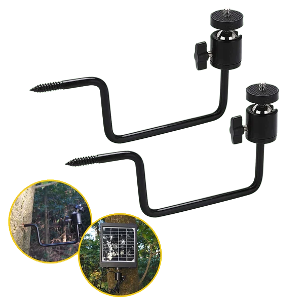 2-Pack Mount Tree Holder, 360 Degree Adjustable Game Camera Mounting Stand