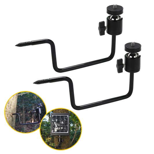 2-Pack Mount Tree Holder, 360 Degree Adjustable Game Camera Mounting Stand