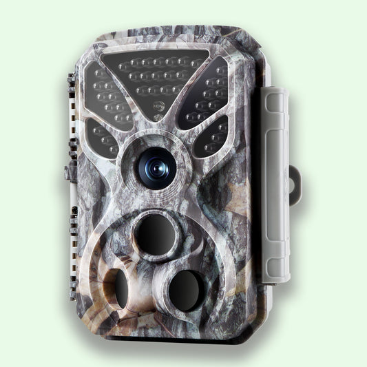 4K 30fps Video 32MP Photo Trail Camera, 100ft Night Vision Game Cam, 0.1s Trigger Speed IP66 Waterproof for Backyard Security |  T326 Driftwood Bark