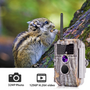 2-Pack Wireless Bluetooth WiFi Game Trail Deer Camera 32MP 1296P Video Night Vision No Glow Motion Activated Waterproof Photo & Video Model | W600