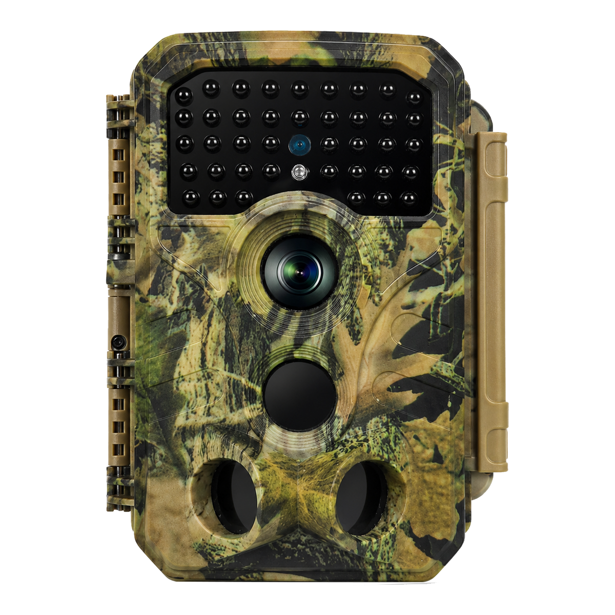 Trail & Game Camera 64MP Photo 4K Video 100ft No-Glow Night Vision 0.1s Trigger Speed Waterproof for Wildlife Observing & Backyard Security | T306 Olive Green Camouflage