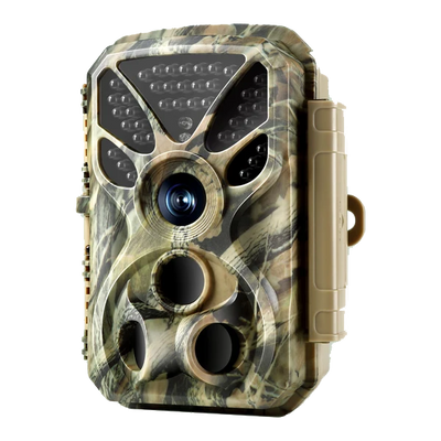 Game & Trail Wildlife Camera 64MP Photo 4K Video 100ft Night Vision 0.1s Motion-Activated Trigger IP66 Waterproof for Wildlife Observing & Farm Security | T326 Matte Olive Drab