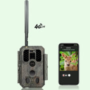 4G LTE Cellular Game & Trail Camera 32MP 1296P 100ft Night Vision Motion Activated Waterproof Sends Picture to Cell Phone | 390GA