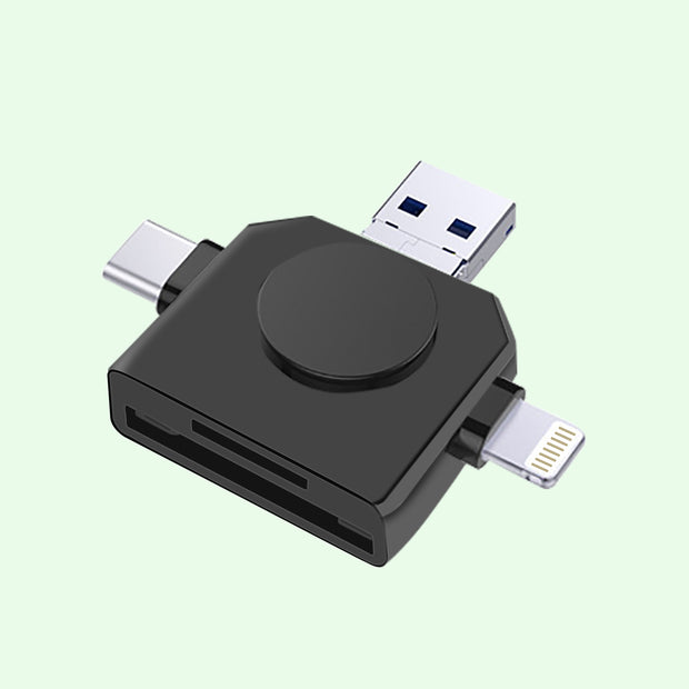 SD Card, Micro SD Card Reader & Adaptator for Trail Camera USB, USB-C, micro-USB and lightning