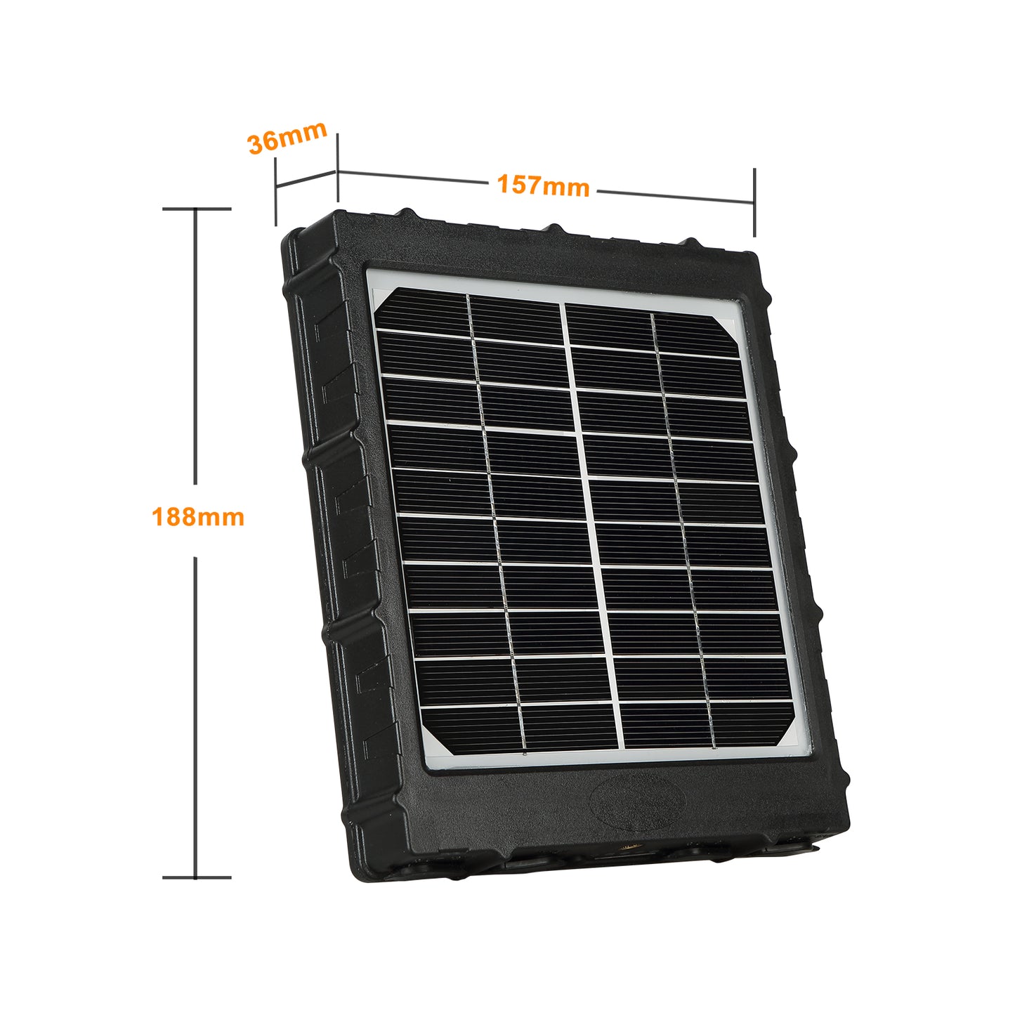 Solar Panel Kit 12V/6V/9V with 8000mAH Rechargeable Lithium Battery, Outdoor Waterproof for All Wildlife Cameras, Game & Trail Cameras | BL8000