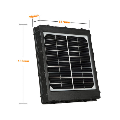 Solar Panel Kit 12V/6V/9V with 8000mAH Rechargeable Lithium Battery, Outdoor Waterproof for All Wildlife Cameras, Game & Trail Cameras | BL8000