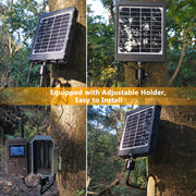Solar Panel Kit 12V/6V/9V with 8000mAH Rechargeable Lithium Battery, Outdoor Waterproof for All Wildlife Cameras, Game & Trail Cameras | BL8000