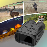 Mini Night Vision Binocular Camera 12MP 1080P Starlight Distance to 300M with 2.4" TFT for Observing Hiking Camping Climbing