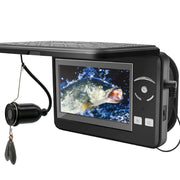 Underwater Fishing Camera, Portable Fish Finder Camera HD 1000 TVL Infrared LED Waterproof Camera with 4.3 Inch LCD Monitor for Ice Lake Sea Boat Kayak Fishing F431B