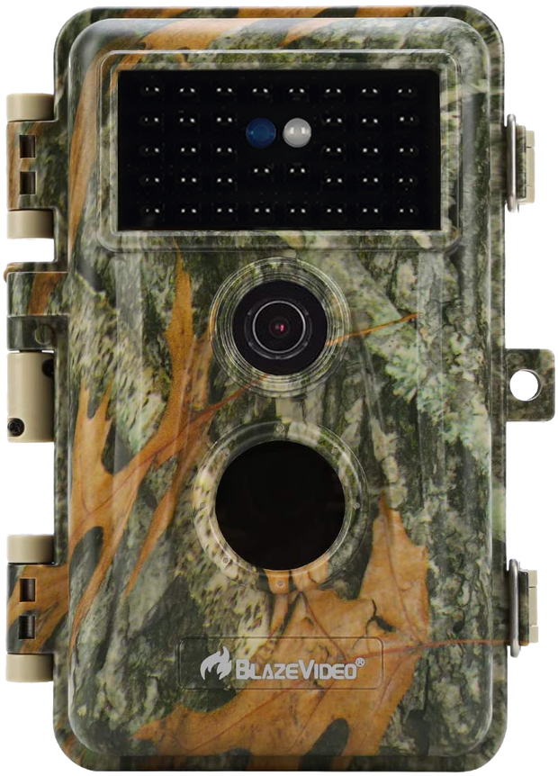 Trail Game Deer Camera Stealthy Camouflage for Wildlife Observing & Backyard Security 32MP 1296P Video Waterproof Night Vision Motion Activated | A252