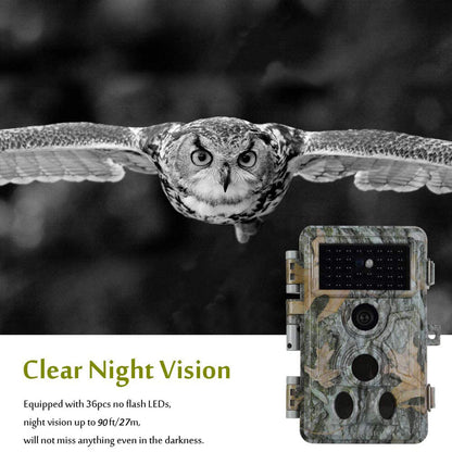 5-Pack 64MP 1296P Video Stealthy Camo Trail Observing & Game Deer Cameras HD 0.1s Trigger Time Motion Activated Waterproof No Glow Night Vision | A262 Driftwood Bark