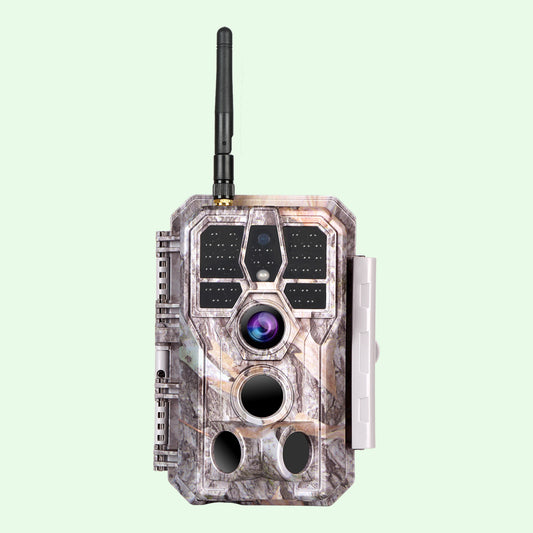 Bluetooth WIFI 64MP 1296P Game Trail Cameras for Wildlife Observing & Home or Backyard Security Night Vision Motion Activated Waterproof | A280W Driftwood Bark