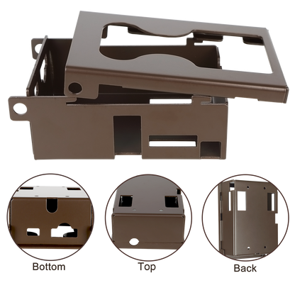 Game Trail Camera Safe Security Protective Metal Case & Box for Blazevideo & Gardepro