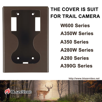 2 Pack Game Trail Camera Safe Security Case & Protective Metal Box