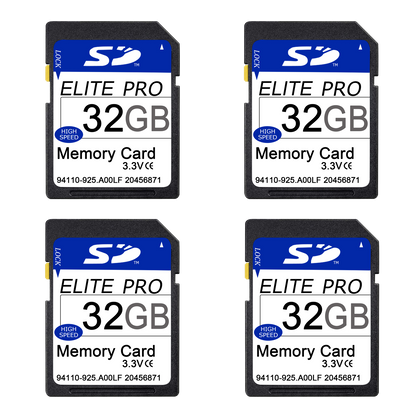4-Pack Game Trail Camera Ultra Class 10 SDXC Memory Card