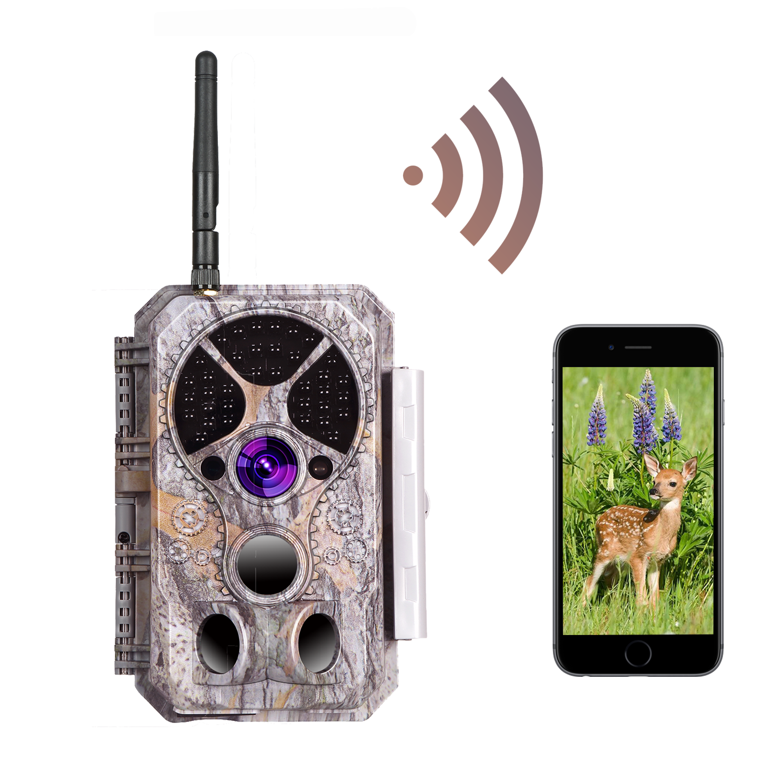Bluetooth WIFI Game & Trail Camera Security Camera 32MP Picture 1296P