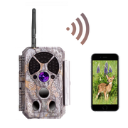 Bluetooth WIFI Game & Trail Camera Security Camera 32MP Picture 1296P Video Black Flash Wildlife Cam Night Vision Motion Activated Waterproof | A350W