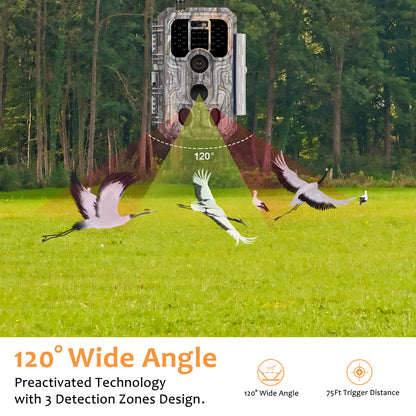 4G LTE Cellular 32MP 1296P Game & Trail Camera 32MP 1296P 100ft Night Vision Motion Activated Waterproof with SIM Card Sends Picture to Cell Phone | A390G Driftwood Bark