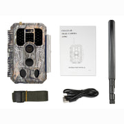 4G LTE Cellular Game & Trail Camera 32MP 1296P 100ft Night Vision Motion Activated Waterproof with SIM Card Sends Picture to Cell Phone | A390G Grey