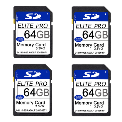 4-Pack Game Trail Camera Ultra Class 10 SDXC Memory Card