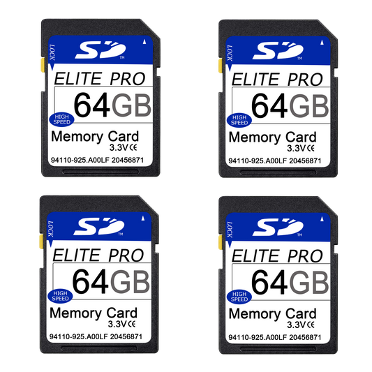 4-Pack Game Trail Camera Ultra Class 10 SDXC Memory Card
