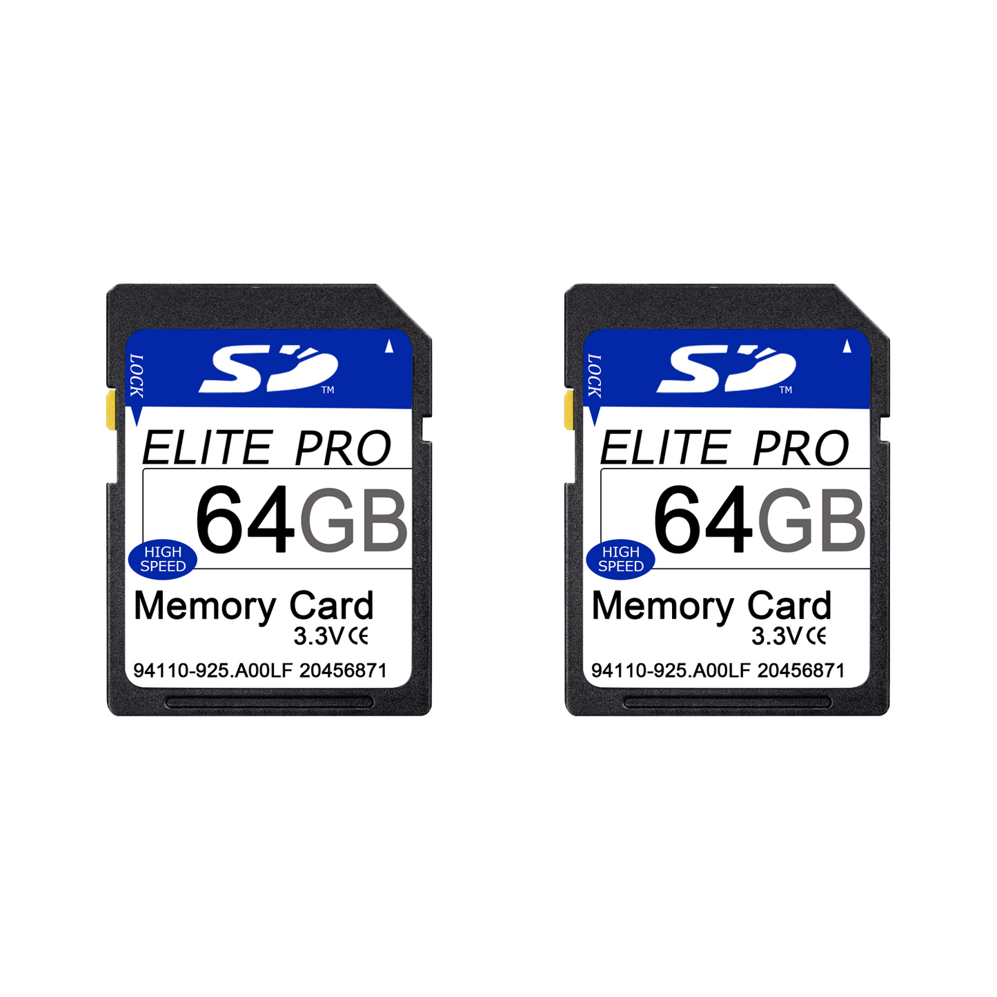 2-Pack Game Trail Camera Ultra Class 10 SDXC Memory Card