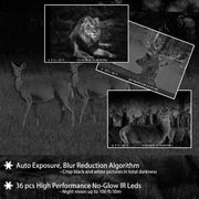 6-Pack Game Trail Deer Cameras for Observation 24MP 1296P Video with 100ft Night Vision Motion Activated 0.1S Trigger Speed Waterproof No Glow | A262